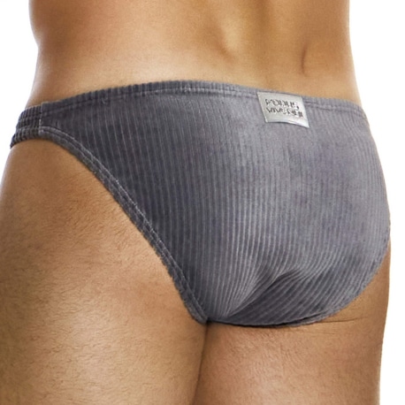 Modus Vivendi Slip Low Cut Corduroy Gris