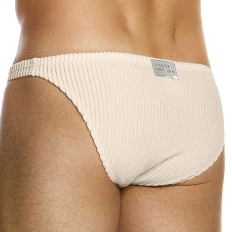 Modus Vivendi Corduroy Low Cut Brief - Off White