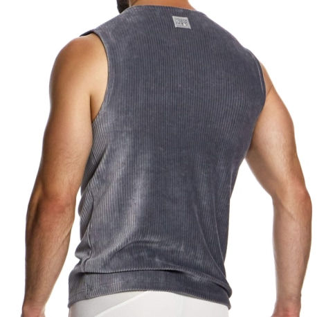 Modus Vivendi Corduroy Tank Top - Grey