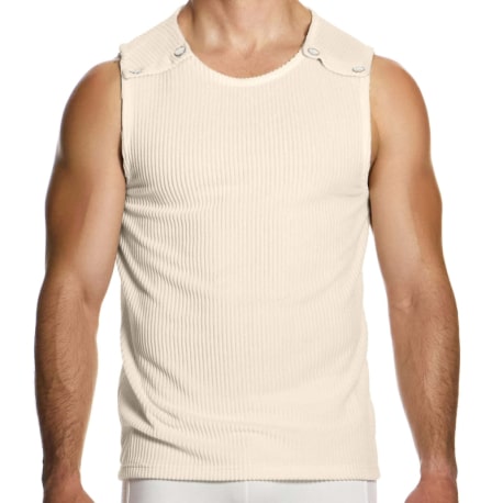 Modus Vivendi Corduroy Tank Top - Off White