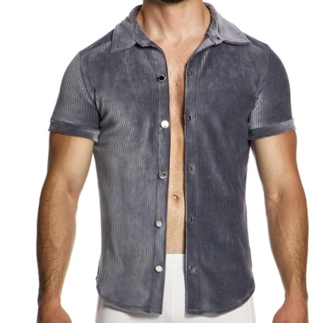 Modus Vivendi Corduroy Shirt - Grey