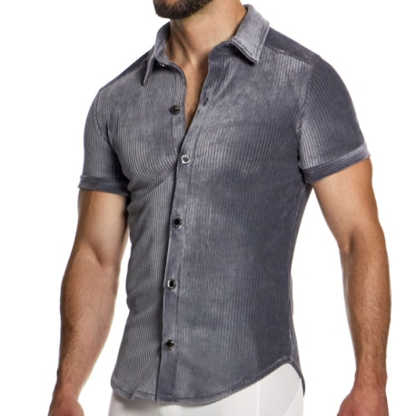 Modus Vivendi Corduroy Shirt - Grey