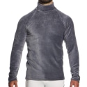 Modus Vivendi Corduroy Rollneck Top - Grey