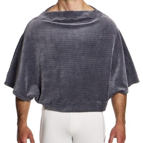 Modus Vivendi Corduroy Boxy T-Shirt - Grey