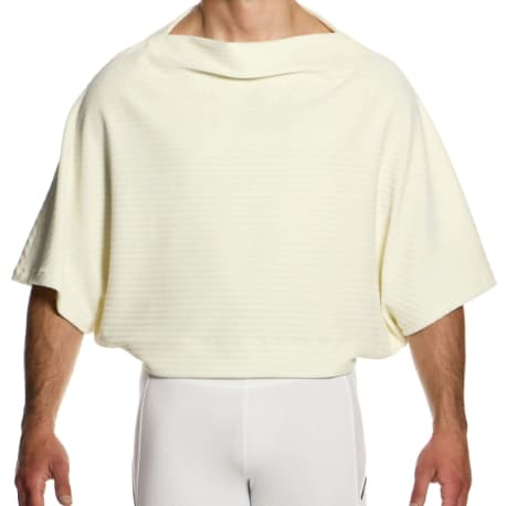 Modus Vivendi Corduroy Boxy T-Shirt - Off White