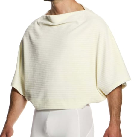 Modus Vivendi Corduroy Boxy T-Shirt - Off White