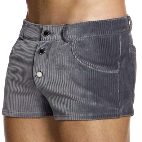 Modus Vivendi Corduroy Shorts - Grey