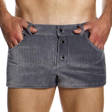 Modus Vivendi Corduroy Shorts - Grey