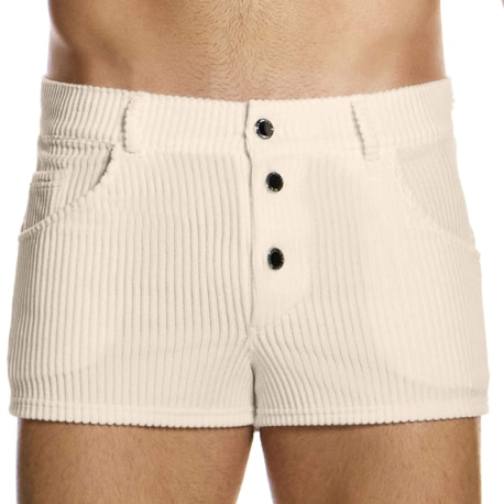 Modus Vivendi Corduroy Shorts - Off White