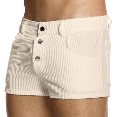 Modus Vivendi Corduroy Shorts - Off White