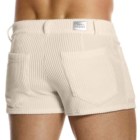 Modus Vivendi Corduroy Shorts - Off White