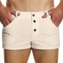 Modus Vivendi Short Corduroy Blanc Cassé