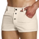 Modus Vivendi Corduroy Shorts - Off White