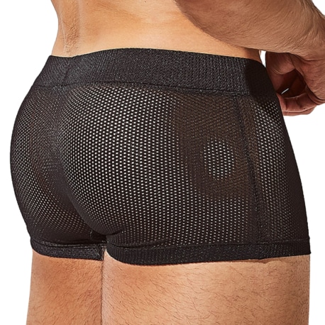 Intymen Bulge Mesh Trunks - Black