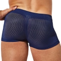 Intymen Boxer Court Bulge Mesh Bleu Marine