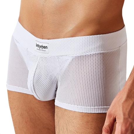 Intymen Bulge Mesh Trunks - White