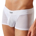 Intymen Boxer Court Bulge Mesh Blanc