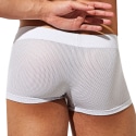 Intymen Boxer Court Bulge Mesh Blanc