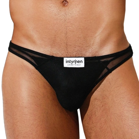 Intymen Azurro Bikini Briefs - Black