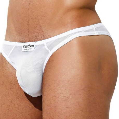 Intymen Slip Bikini Azurro Blanc