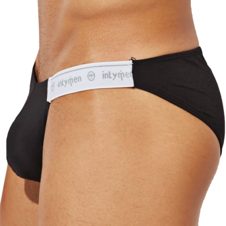 Intymen Feel Tanga Briefs - Black