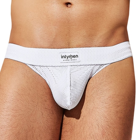 Intymen String Seductive Mesh Blanc