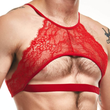 Intymen Brassière Lingerie Dentelle Rouge