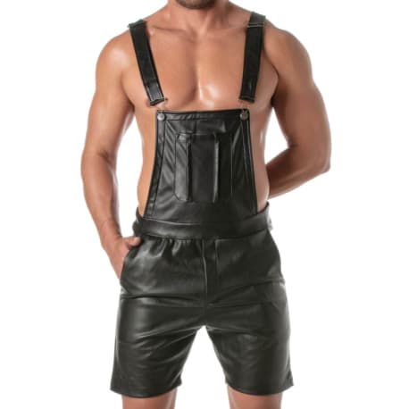 TOF Paris Kinky Mid-Thigh Overalls - Black