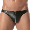 TOF Paris Kinky Zip Bikini Briefs - Black