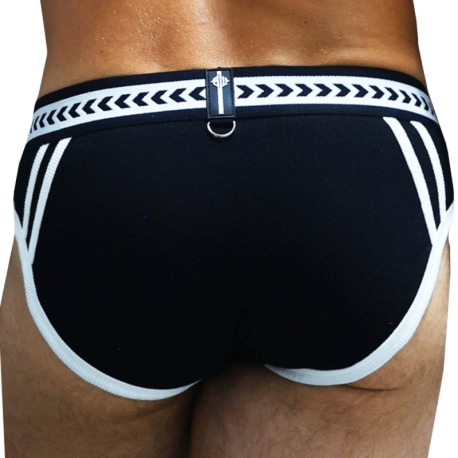 Breedwell Daddy's Favorite Briefs - Black - White