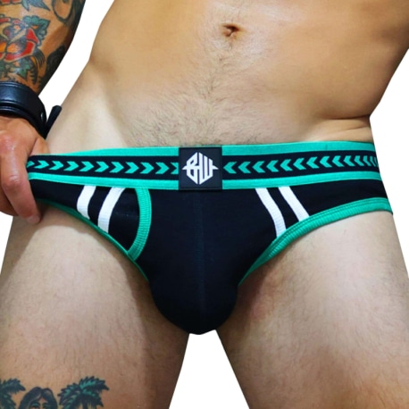 Breedwell Daddy's Favorite Briefs - Black - Green