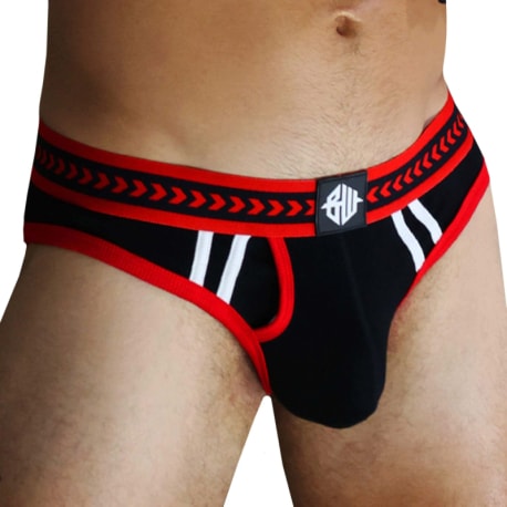 Breedwell Daddy's Favorite Briefs - Black - Red