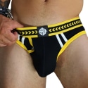 Breedwell Daddy's Favorite Briefs - Black - Yellow