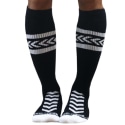 Breedwell Chaussettes Hautes Daddy's Favorite Noires