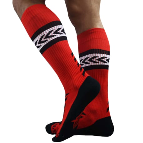 Breedwell Chaussettes Hautes Daddy's Favorite Rouges