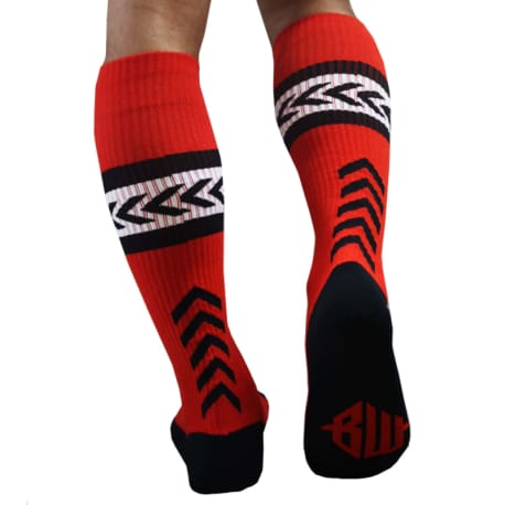 Breedwell Chaussettes Hautes Daddy's Favorite Rouges