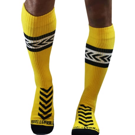 Breedwell Chaussettes Hautes Daddy's Favorite Jaunes