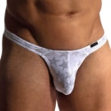 Manstore M2421 Tower Thong - White - Silver