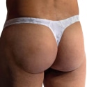 Manstore M2421 Tower Thong - White - Silver