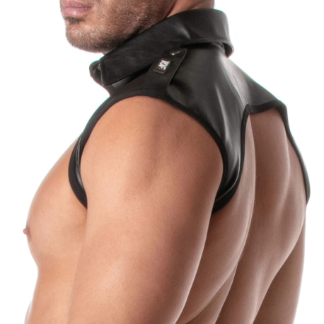 TOF Paris Kinky Shirt Collar Harness - Black