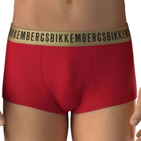 Bikkembergs 2-Pack Christmas Boxer Briefs - Black - Red