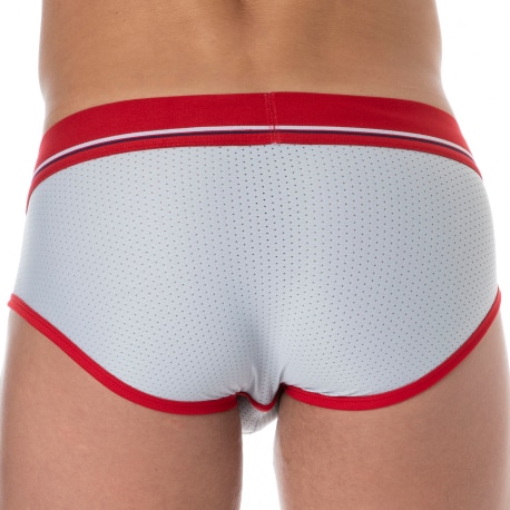 Addicted Micro Mesh Briefs - Light Grey