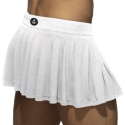 AD Fetish Pleated Ring Skirt - White