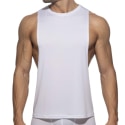 Addicted Veloz Dry Low Rider Tank Top - White