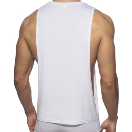 Addicted Veloz Dry Low Rider Tank Top - White