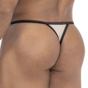 CandyMan Mesh Thong - Beige