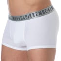 Bikkembergs 2-Pack Silver Cotton Boxer Briefs - White