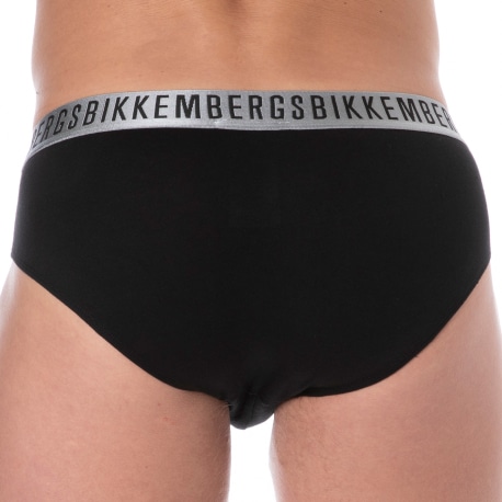 Bikkembergs 2-Pack Christmas Briefs - Black - Red