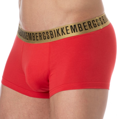 Bikkembergs Lot de 2 Boxers Christmas Noir - Rouge