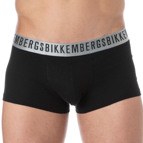 Bikkembergs Lot de 2 Boxers Christmas Noir - Rouge